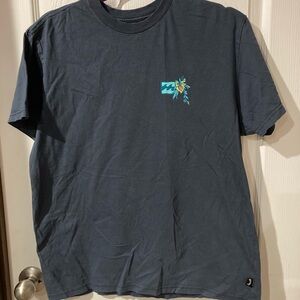 Billabong Dark Blue Men's small Tee with Graphic